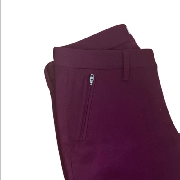 Banana Republic Burgundy Sloane Ankle Pants - 4P - Picture 6 of 8